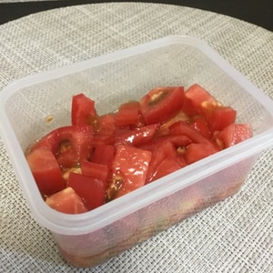 トマト☆塩とごま油